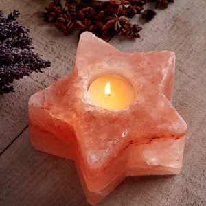 Star Shape Salt Candle Holder