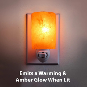 Night glow salt lamps
