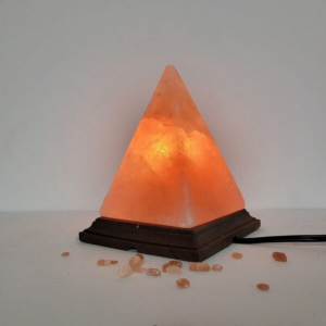 Pyramid Salt Lamp