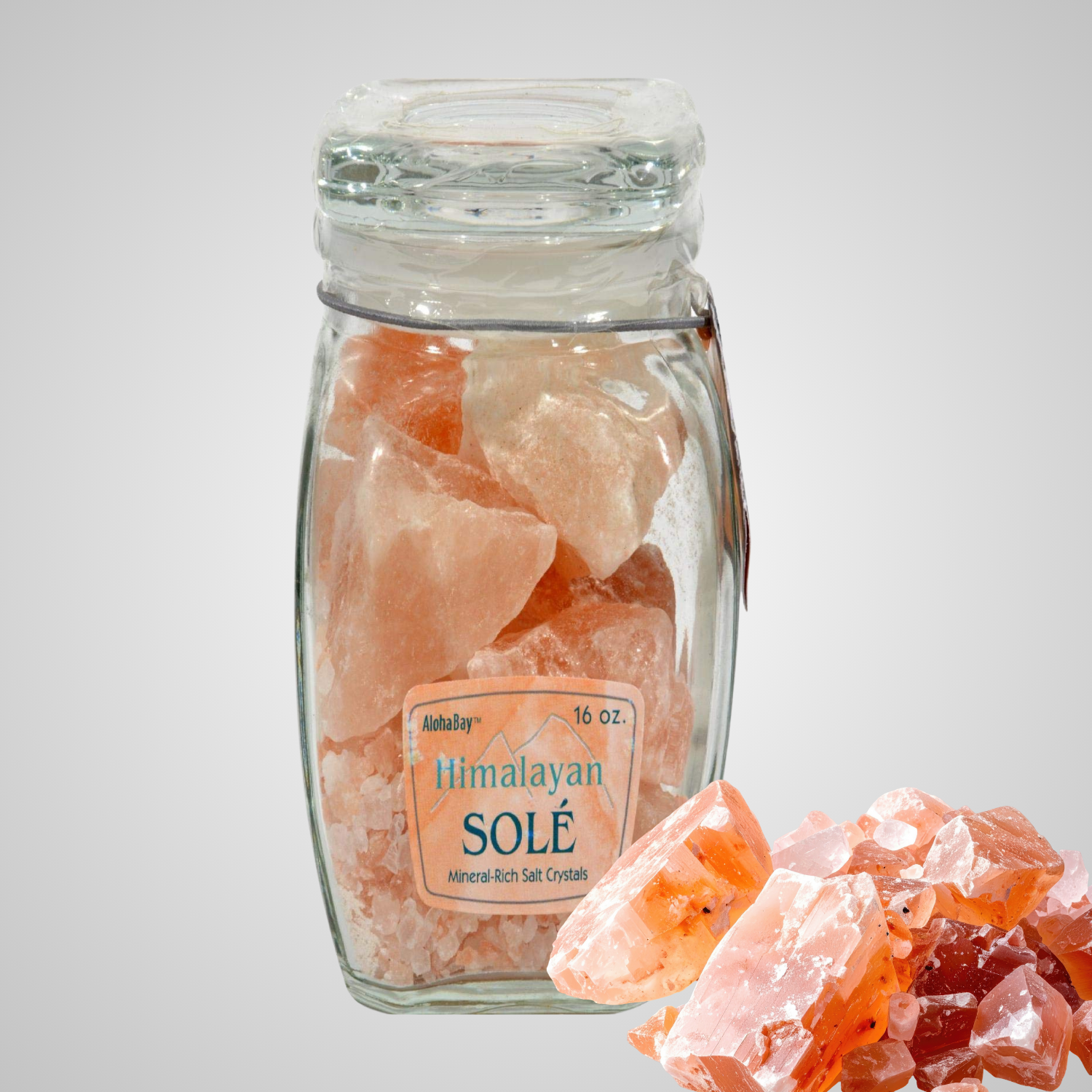 Sole water pink salt packs